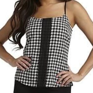 Kardashian Kollection Houndstooth Cami size S